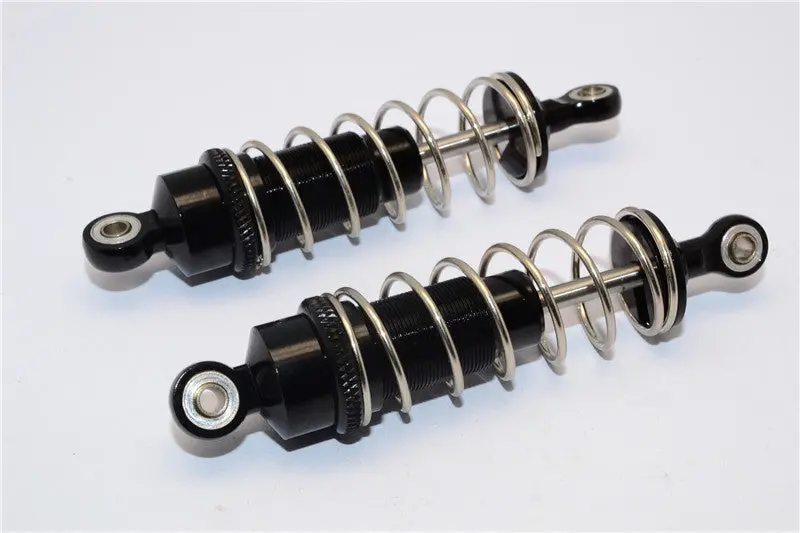 Team Losi Mini 8Ight Aluminum Rear Adjustable Spring Damper - 1Pr Black 1