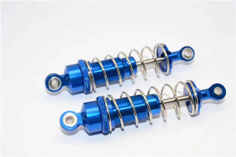 Team Losi Mini 8Ight Aluminum Rear Adjustable Spring Damper - 1Pr Blue 1