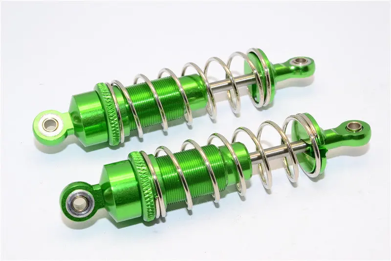 Team Losi Mini 8Ight Aluminum Rear Adjustable Spring Damper - 1Pr Green 1