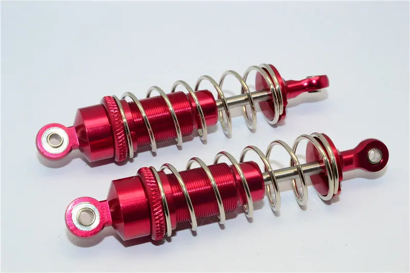 Team Losi Mini 8Ight Aluminum Rear Adjustable Spring Damper - 1Pr Red 1