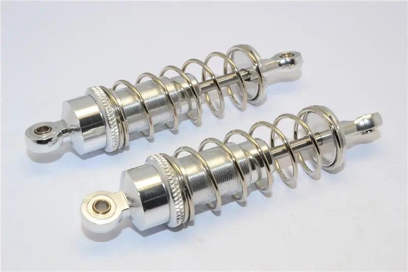 Team Losi Mini 8Ight Aluminum Rear Adjustable Spring Damper - 1Pr Silver 1