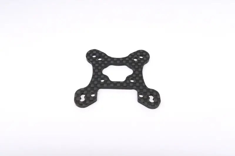 Team Losi Mini 8Ight Graphite Front Shock Tower (Thicker) - 1Pc Set Black 1