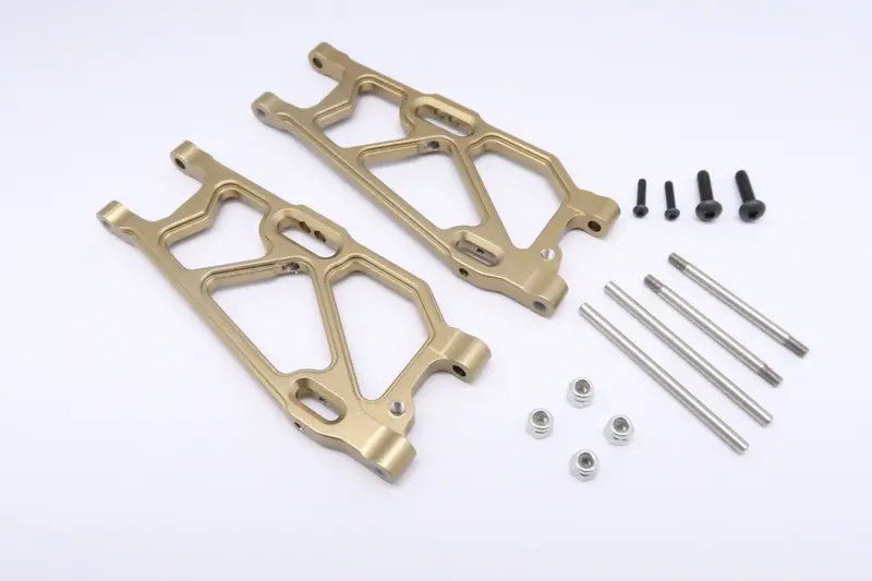 Team Losi Mini 8Ight-T Aluminum Rear Suspension Arm - 1Pr Set Titanium 1