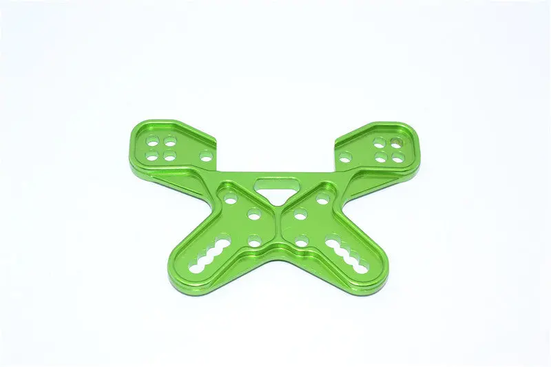 Team Losi Mini 8Ight-T Truggy Aluminum Front Shock Tower - 1 Pc Green 1