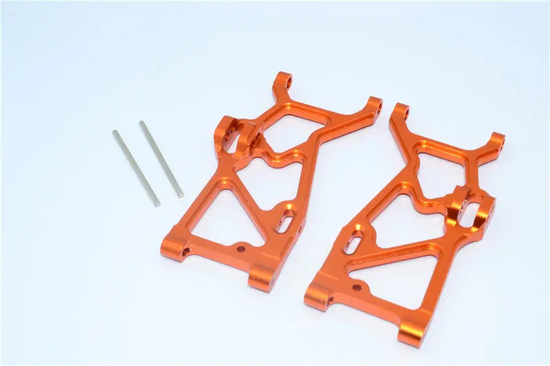 Team Losi Mini 8Ight-T Truggy Aluminum Front Suspension Arm - 1Pr Set Orange 1