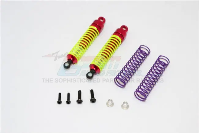 Team Losi Mini-T Aluminum Front Adjustable Spring Damper (55Mm) - 1Pr Red 1
