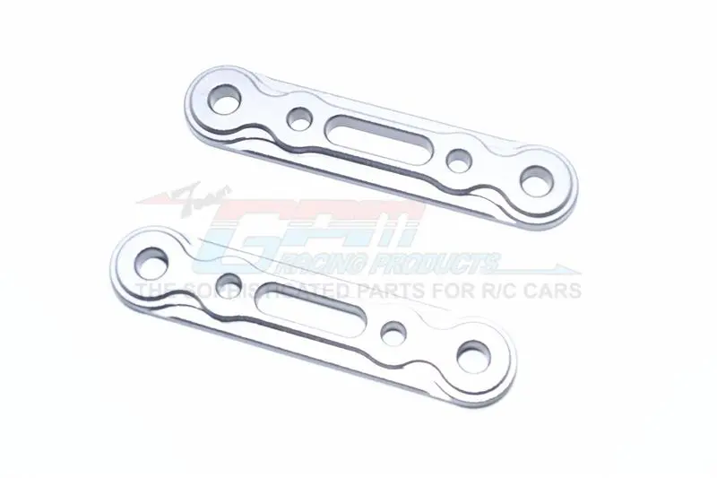 Team Magic E6 Iii Hx Aluminum Front Or Rear Arm Bulk - 2Pc Set Gray Silver 1