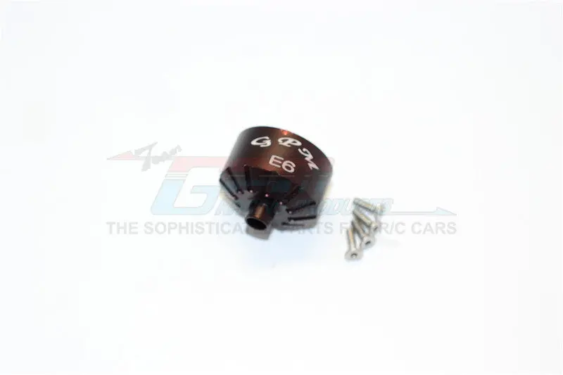 Team Magic E6 Iii Hx Aluminum Front Or Rear Differential Case - 1Pc Set Brown 1