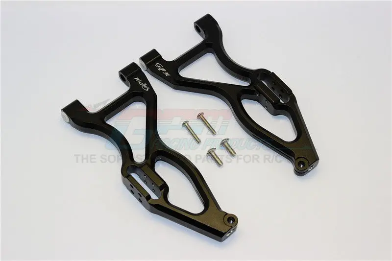 Team Magic E6 Iii Hx Aluminum Front Or Rear Lower Suspension Arms - 1Pr Set Black 1