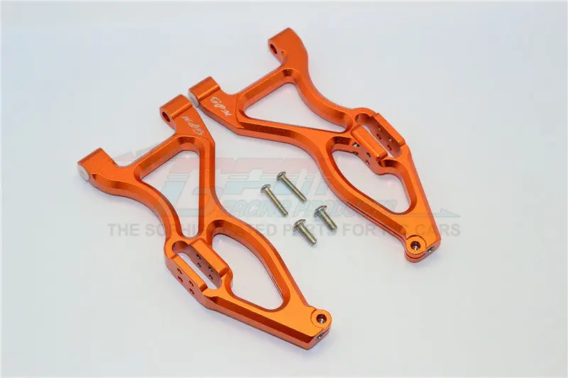 Team Magic E6 Iii Hx Aluminum Front Or Rear Lower Suspension Arms - 1Pr Set Orange 1