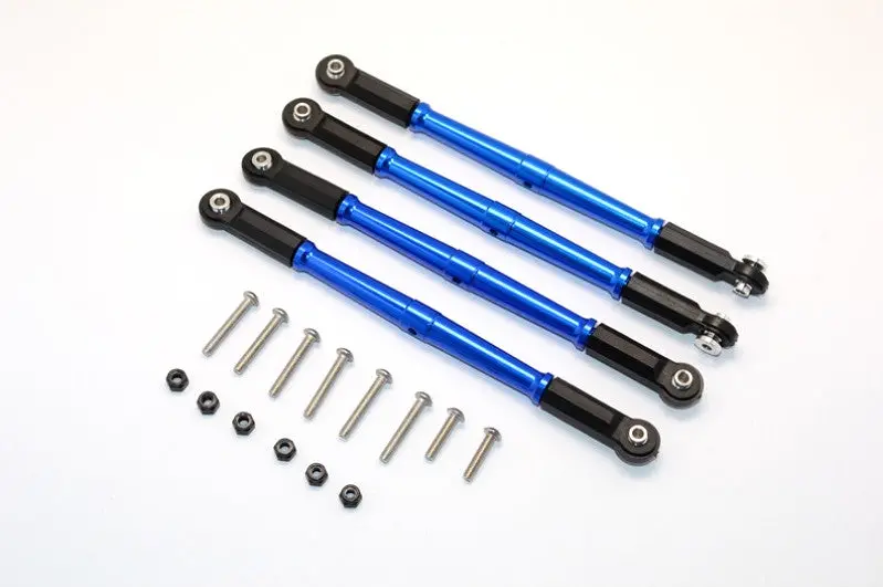 Team Magic E6 Iii Hx Aluminum Front+Rear Steering Tie Rod¡V4pcs Set Blue 1