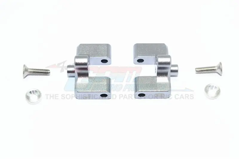 Team Magic E6 Iii Hx Aluminum Rear Wing Mount - 1Pr Set Gray Silver 1