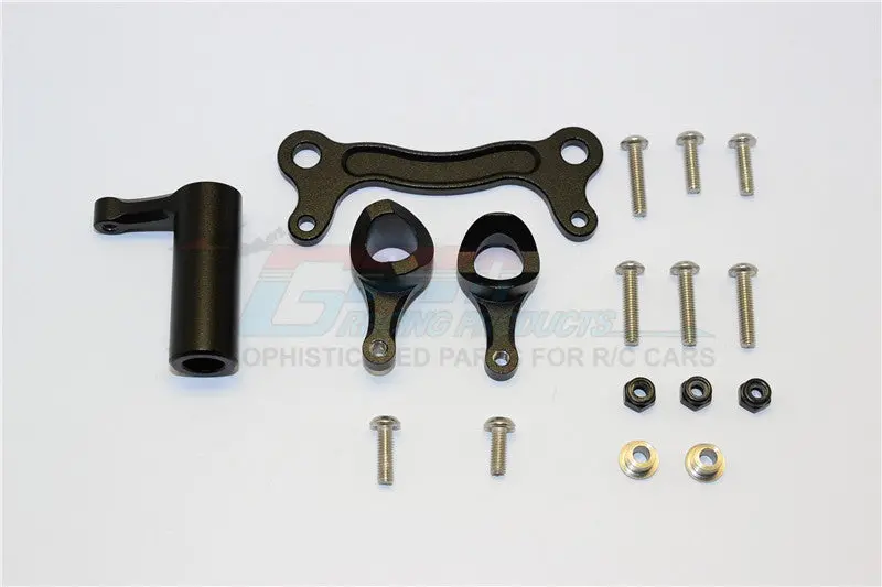 Team Magic E6 Iii Hx Aluminum Steering Assembly - 1 Set Black 1