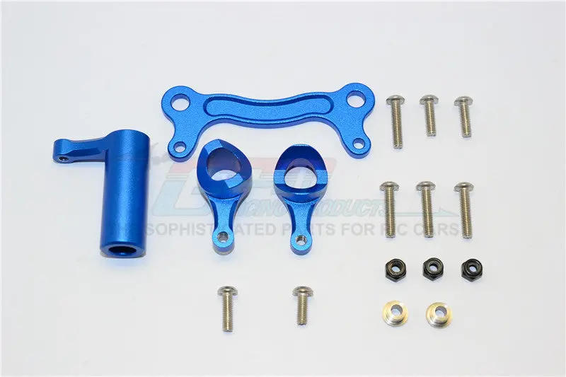Team Magic E6 Iii Hx Aluminum Steering Assembly - 1 Set Blue 1