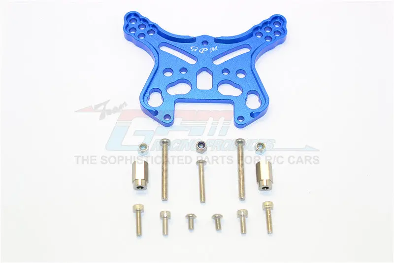 Team Magic E6 Iii Hx (Tm505005) Aluminum Front Or Rear Adjustable Damper Mount - 1Pc Blue 1