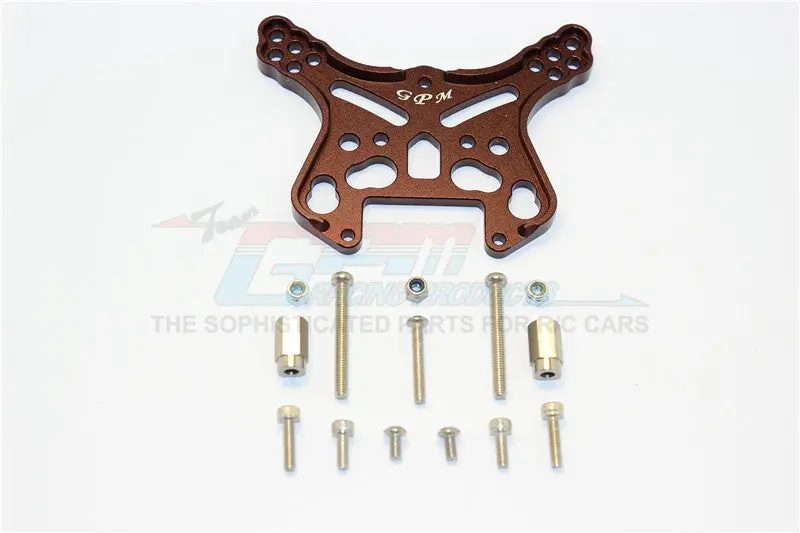 Team Magic E6 Iii Hx (Tm505005) Aluminum Front Or Rear Adjustable Damper Mount - 1Pc Brown 1