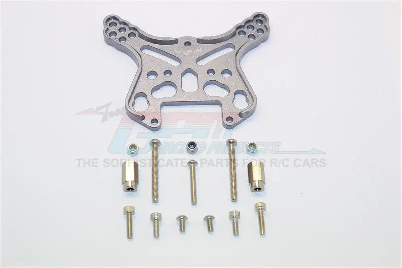 Team Magic E6 Iii Hx (Tm505005) Aluminum Front Or Rear Adjustable Damper Mount - 1Pc Gray Silver 1