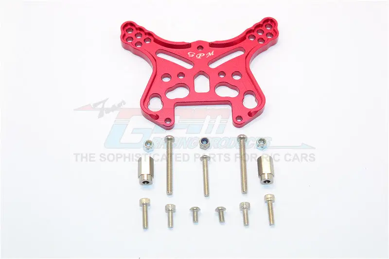 Team Magic E6 Iii Hx (Tm505005) Aluminum Front Or Rear Adjustable Damper Mount - 1Pc Red 1