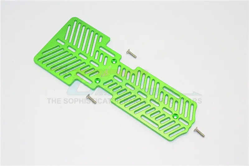 Thunder Tiger Kaiser Xs Aluminum Battery & Electronic Components Holder (3Mm Thick) - 1Pc Set Green 1
