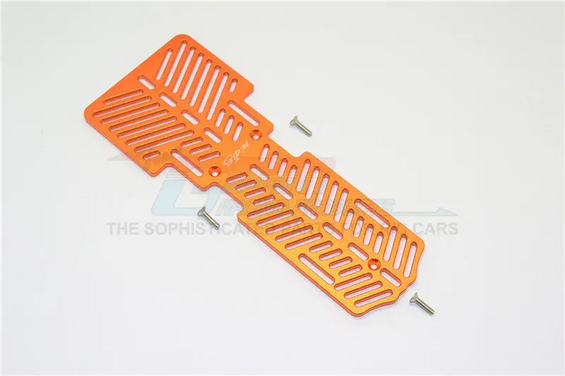 Thunder Tiger Kaiser Xs Aluminum Battery & Electronic Components Holder (3Mm Thick) - 1Pc Set Orange 1