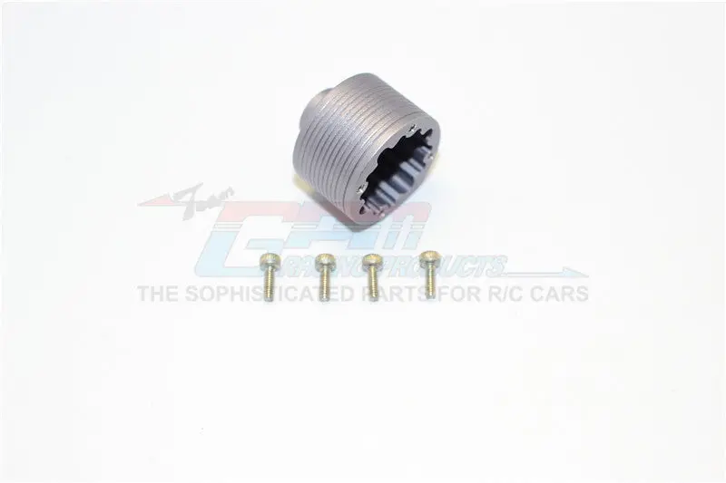 Thunder Tiger Kaiser Xs Aluminum Differential Casing - 1 Set Gray Silver 1