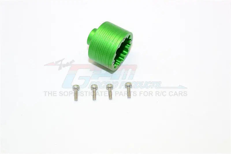 Thunder Tiger Kaiser Xs Aluminum Differential Casing - 1 Set Green 1