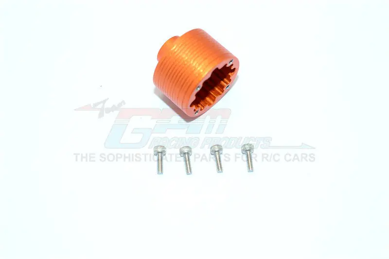 Thunder Tiger Kaiser Xs Aluminum Differential Casing - 1 Set Orange 1