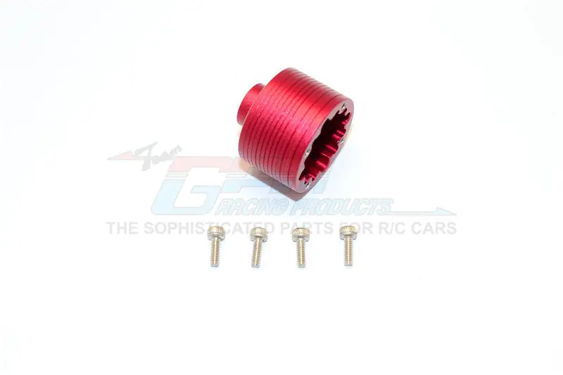 Thunder Tiger Kaiser Xs Aluminum Differential Casing - 1 Set Red 1