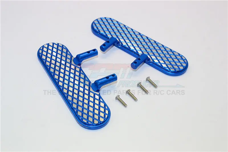 Thunder Tiger Kaiser Xs Aluminum Exterior Trail (Diamond Silver) - 1Pr Set Blue 1