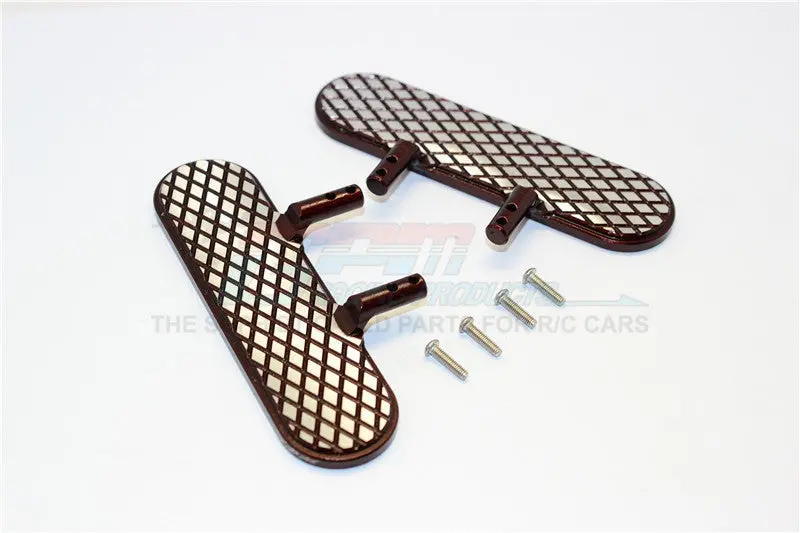 Thunder Tiger Kaiser Xs Aluminum Exterior Trail (Diamond Silver) - 1Pr Set Brown 1