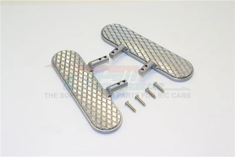Thunder Tiger Kaiser Xs Aluminum Exterior Trail (Diamond Silver) - 1Pr Set Gray Silver 1
