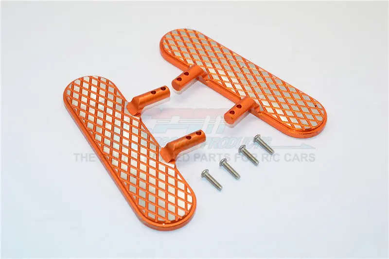 Thunder Tiger Kaiser Xs Aluminum Exterior Trail (Diamond Silver) - 1Pr Set Orange 1