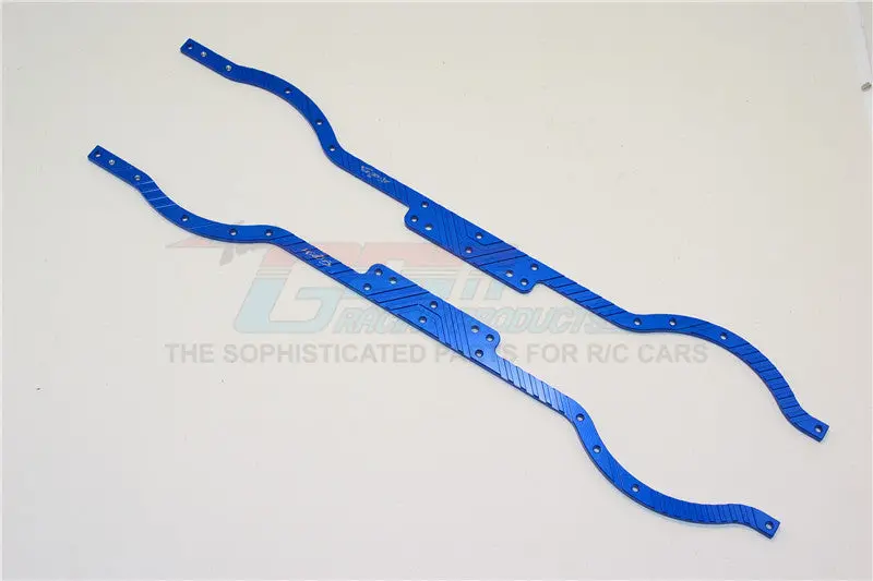Thunder Tiger Kaiser Xs Aluminum Frame From Front To Back Full Length - 2 Pcs Set Blue 1
