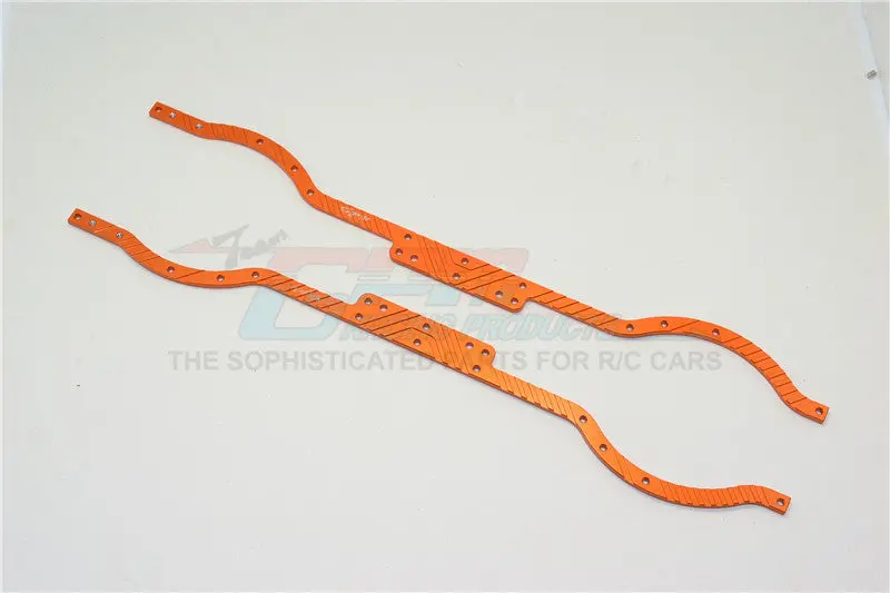 Thunder Tiger Kaiser Xs Aluminum Frame From Front To Back Full Length - 2 Pcs Set Orange 1