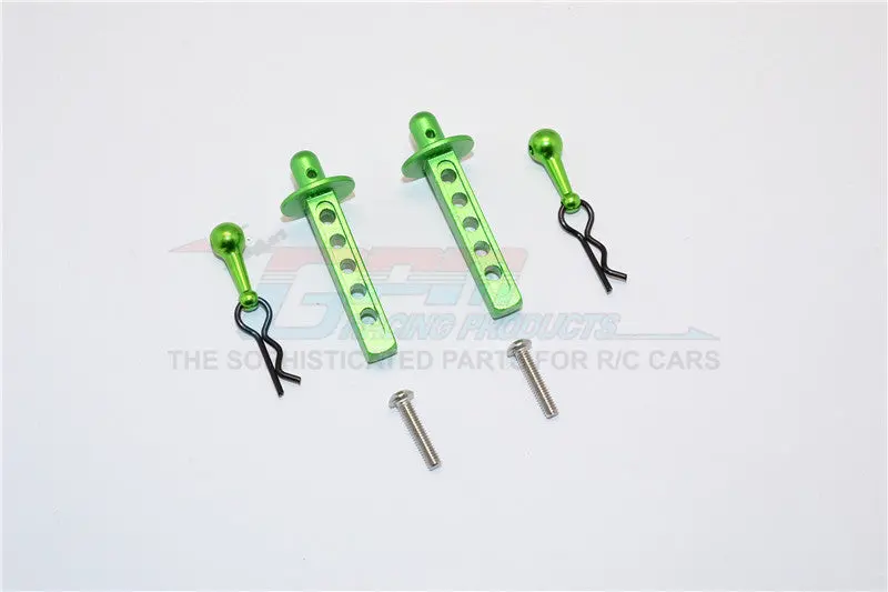 Thunder Tiger Kaiser Xs Aluminum Front Body Post Mount - 1 Set Green 1