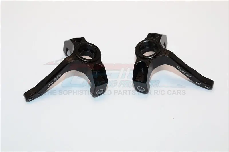 Thunder Tiger Kaiser Xs Aluminum Front Knuckle Arm - 1Pr Black 1