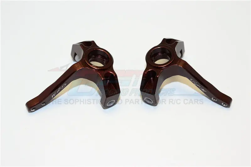 Thunder Tiger Kaiser Xs Aluminum Front Knuckle Arm - 1Pr Brown 1
