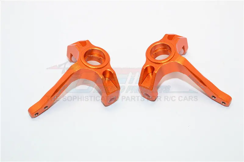 Thunder Tiger Kaiser Xs Aluminum Front Knuckle Arm - 1Pr Orange 1