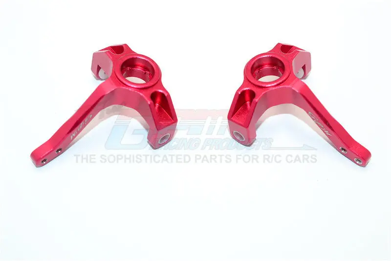 Thunder Tiger Kaiser Xs Aluminum Front Knuckle Arm - 1Pr Red 1