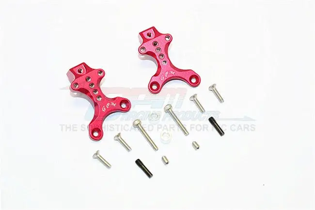 Thunder Tiger Kaiser Xs Aluminum Front/Rear Adjustable Shock Mount - 2Pcs Set Red 1