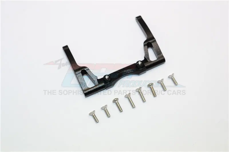 Thunder Tiger Kaiser Xs Aluminum Front/Rear Chassis Stabilized Mount - 1Pc Set Black 1
