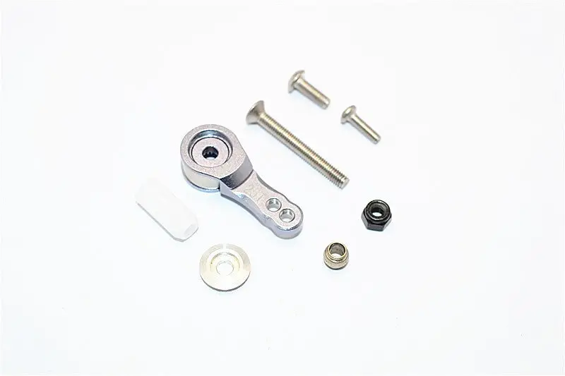 Thunder Tiger Kaiser Xs Aluminum Hi-Torque Servo Saver For 25T Spline Output Shaft - 1Pc Set Gray Silver 1