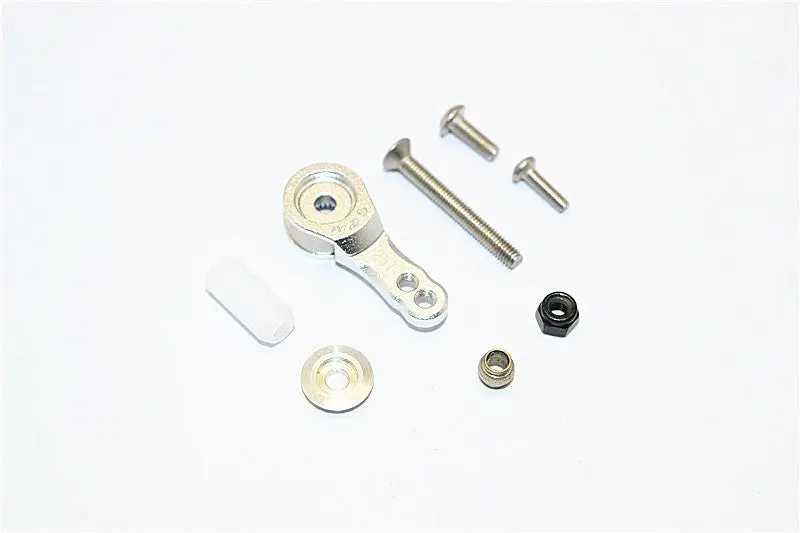 Thunder Tiger Kaiser Xs Aluminum Hi-Torque Servo Saver For 25T Spline Output Shaft - 1Pc Set Silver 1