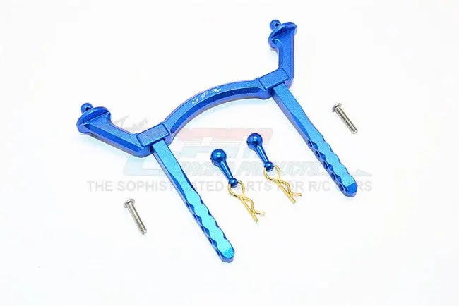 Thunder Tiger Kaiser Xs Aluminum Rear Body Post Mount - 1 Set Blue 1