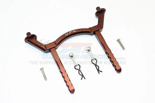 Thunder Tiger Kaiser Xs Aluminum Rear Body Post Mount - 1 Set Brown 1