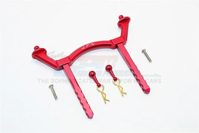Thunder Tiger Kaiser Xs Aluminum Rear Body Post Mount - 1 Set Red 1