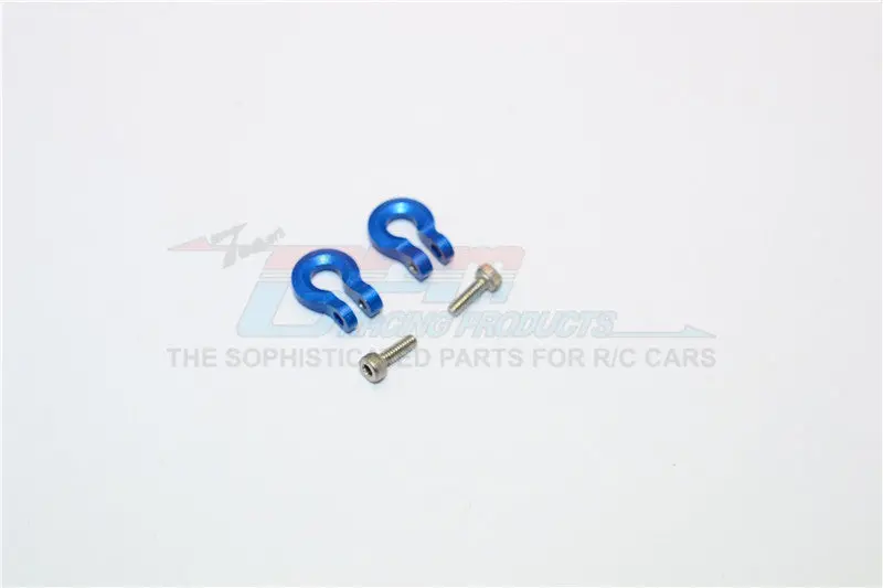 Thunder Tiger Kaiser Xs Aluminum U Shape Hook - 2Pcs Set Blue 1