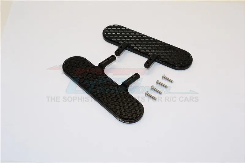 Thunder Tiger Kaiser Xs Aluminumexterior Trail (Diamond Pattern) - 1Pr Set Black 1