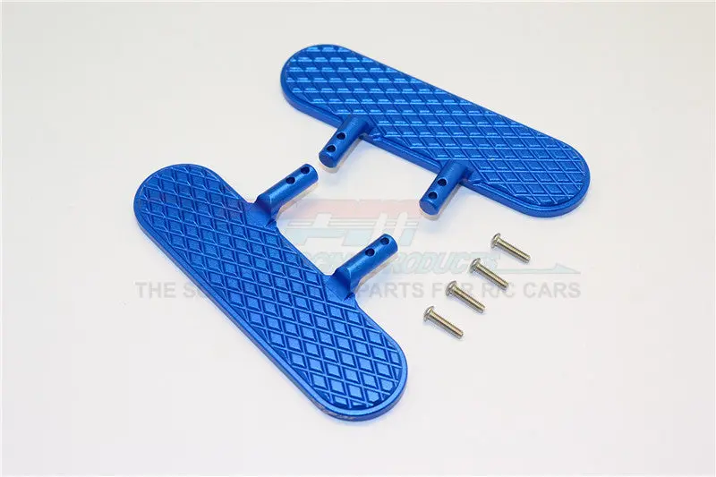 Thunder Tiger Kaiser Xs Aluminumexterior Trail (Diamond Pattern) - 1Pr Set Blue 1