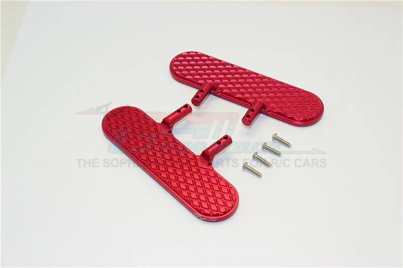 Thunder Tiger Kaiser Xs Aluminumexterior Trail (Diamond Pattern) - 1Pr Set Red 1